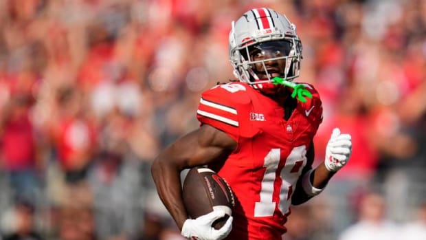 Ohio State wide receiver Marvin Harrison Jr.